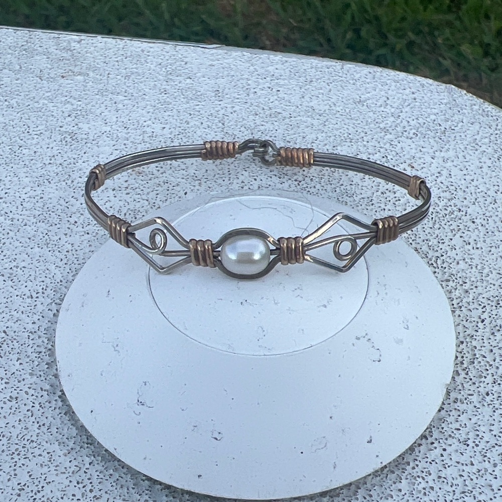 Ronaldo Pearl and silver Bracelet